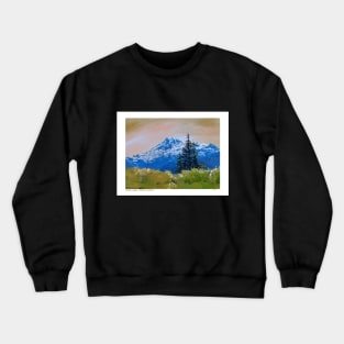 Mount Baker (Cascade Mountain Range) Crewneck Sweatshirt